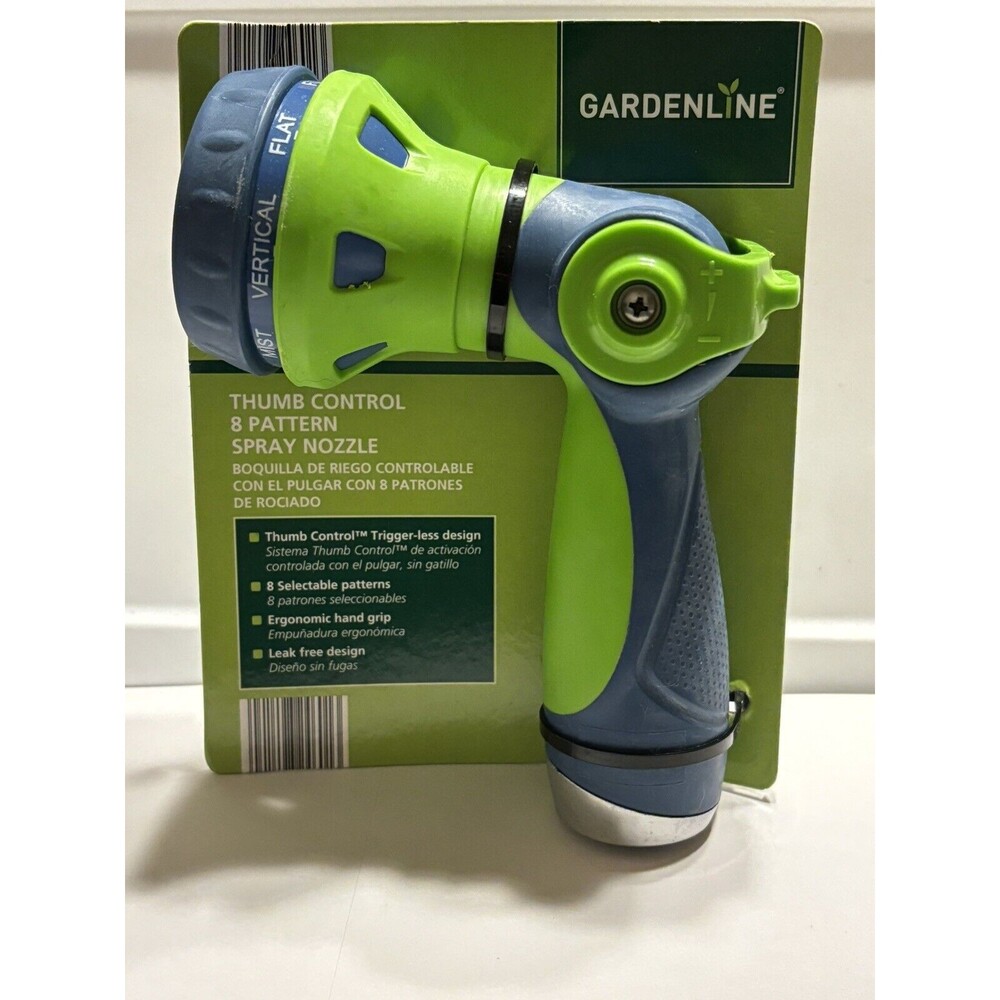 2- HANGING PLANT BRACKET 2 PACK DURABLE POWDER COATED STEEL "GARDENLINE" &Nozzle - Picture 6 of 8